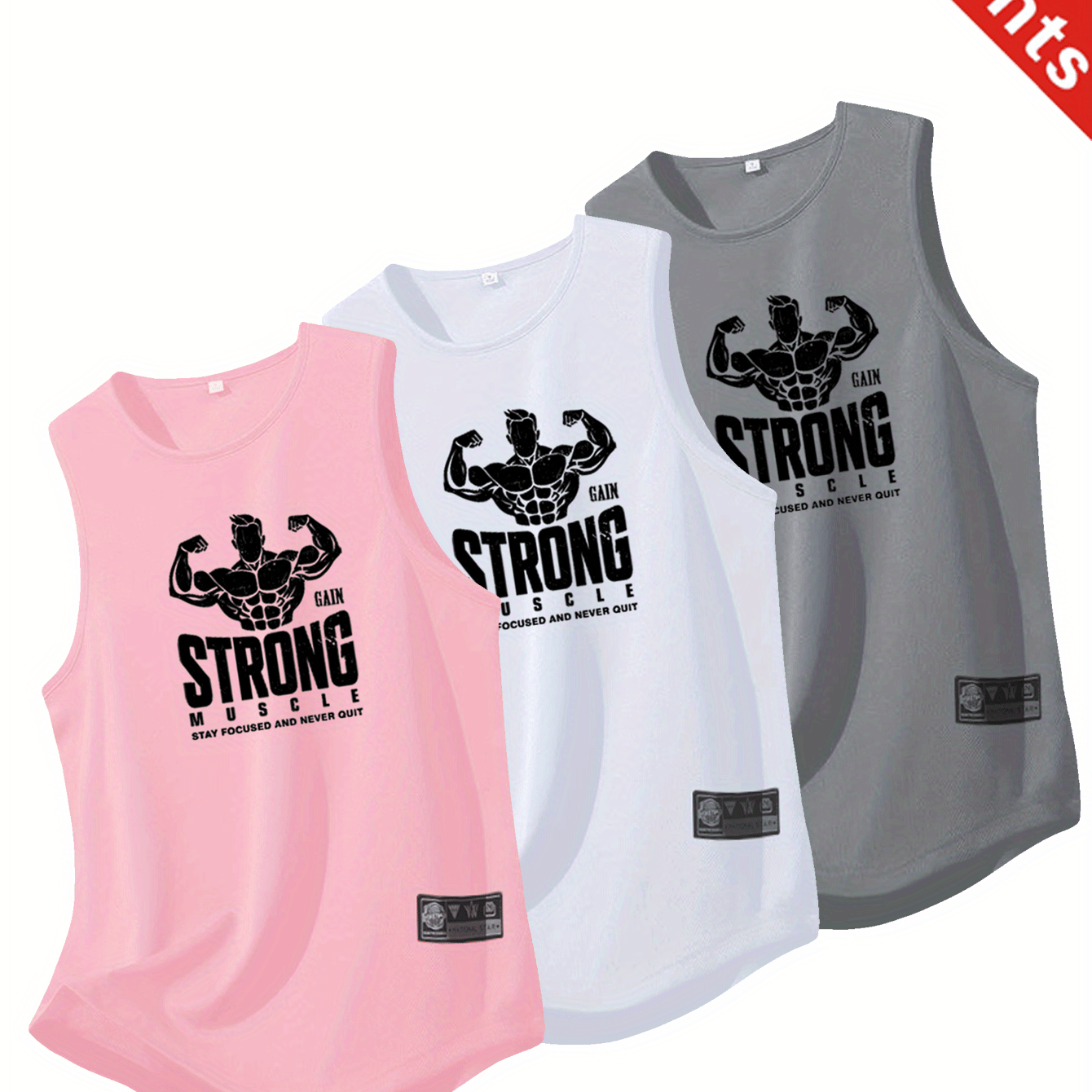 AlphaDry™ 3-Pack Men’s Performance Training Tanks