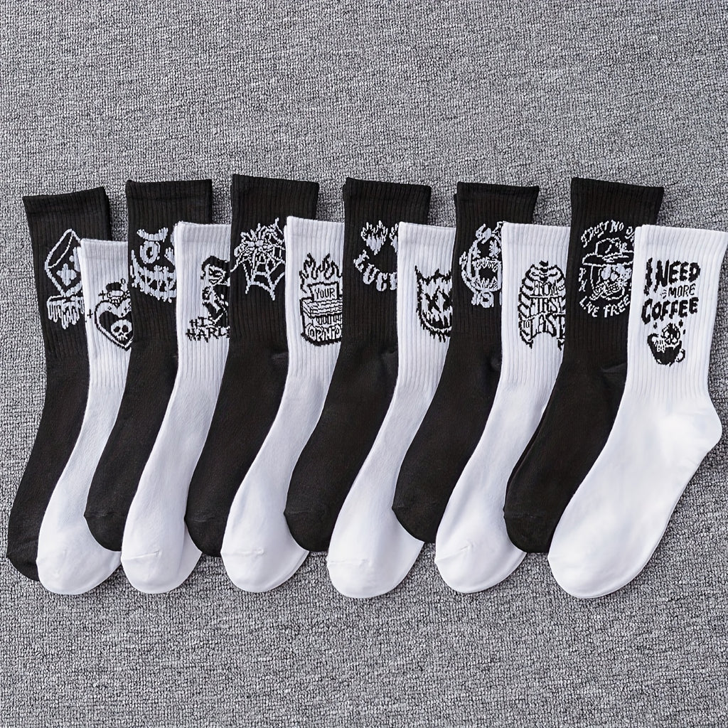 AlphaGraf™ Men’s Graffiti Sock Set (6/10 Pairs)
