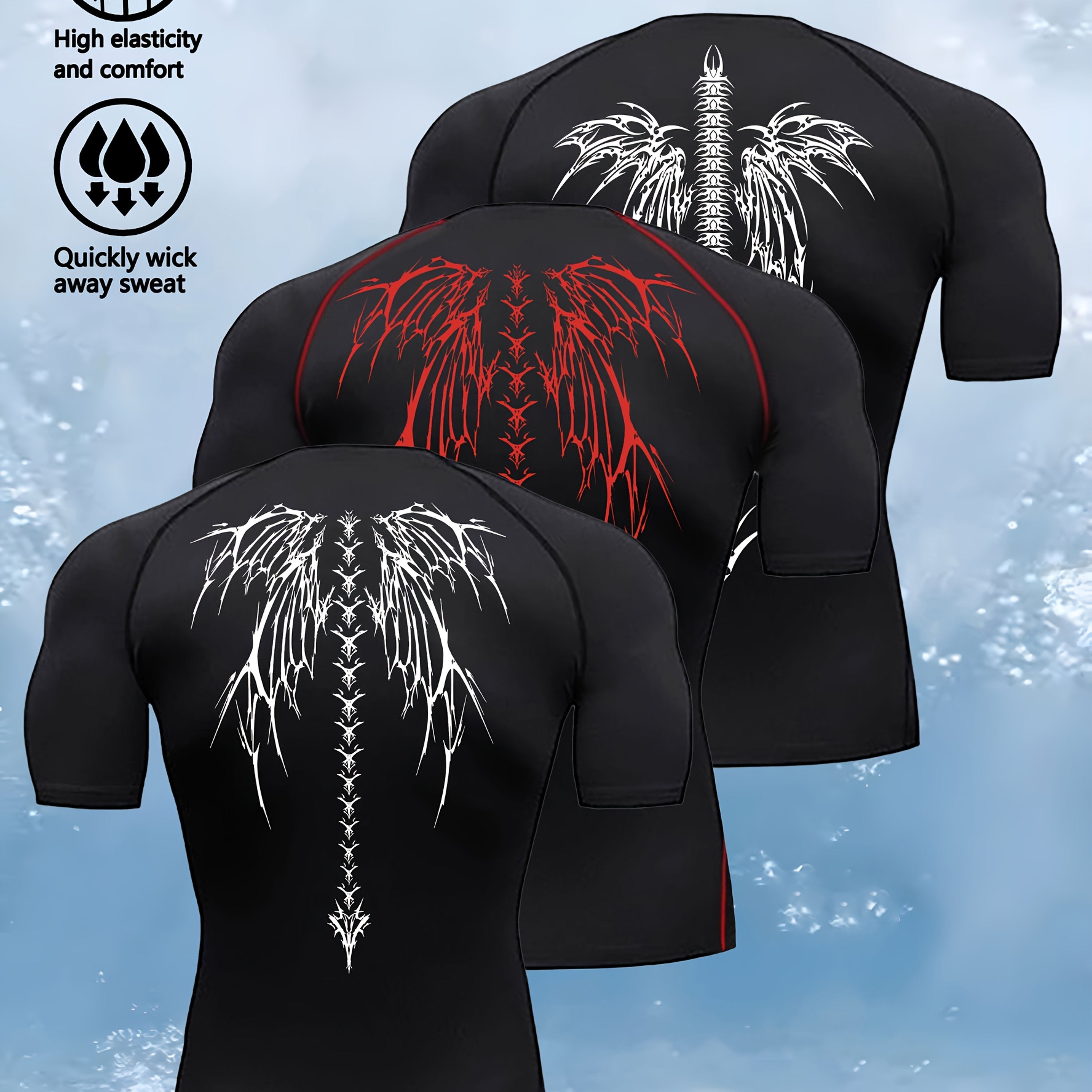 AlphaWing™ 3-Pack Men’s Compression Tees