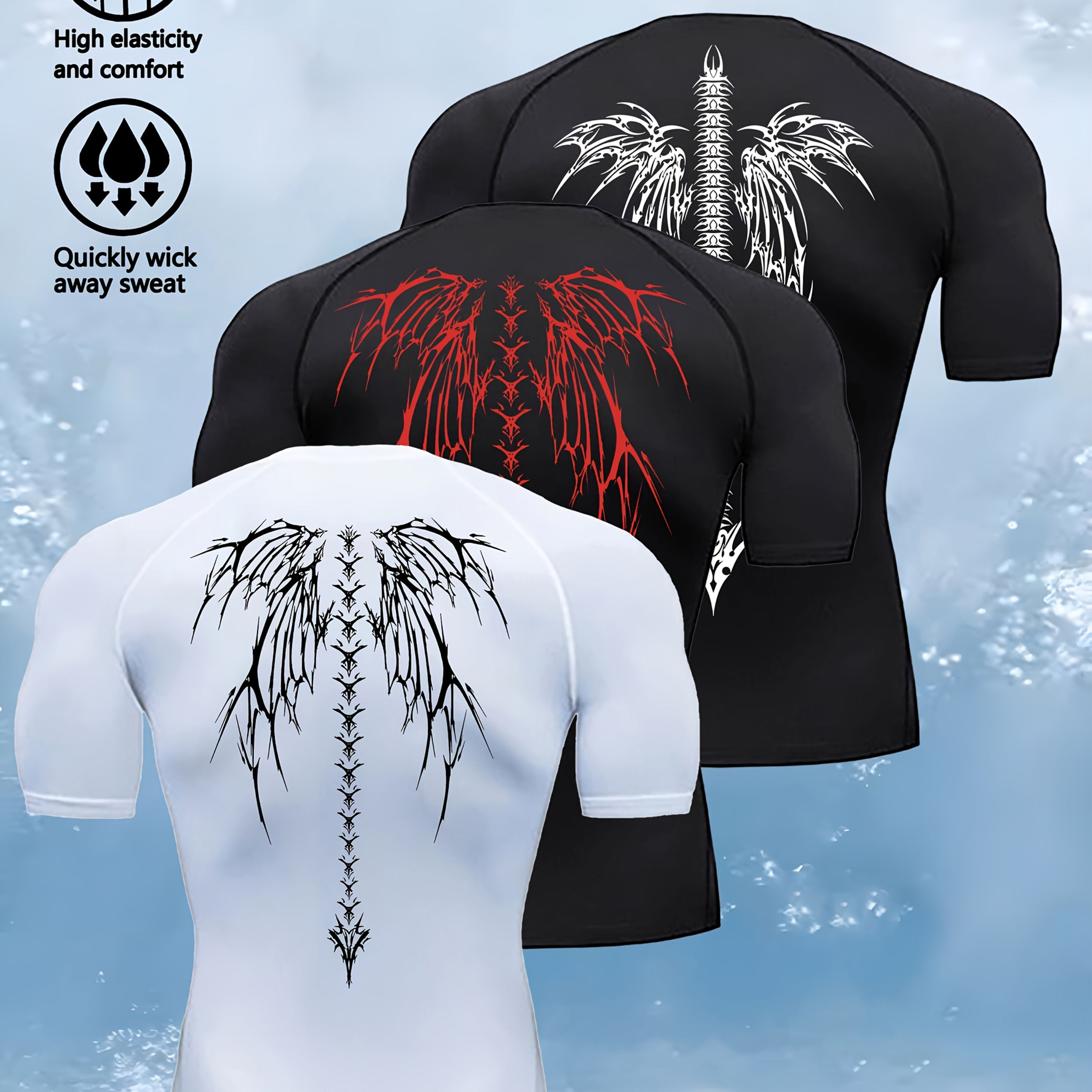 AlphaWing™ 3-Pack Men’s Compression Tees