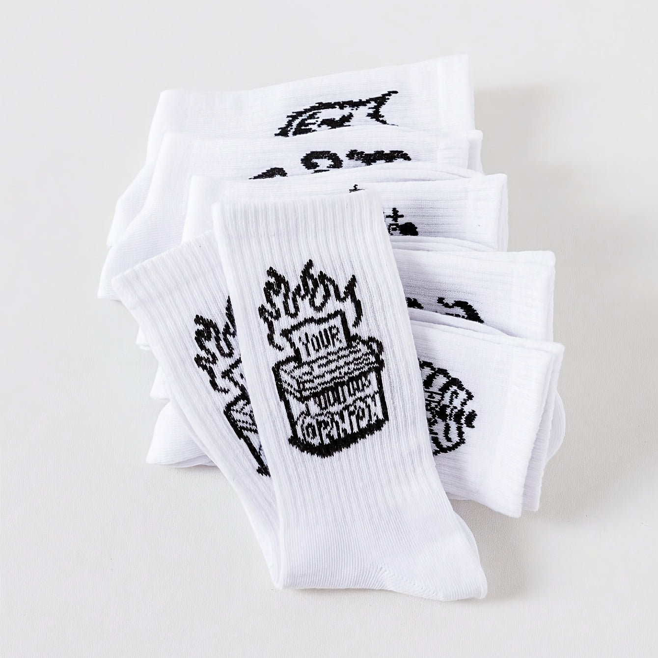 AlphaGraf™ Men’s Graffiti Sock Set (6/10 Pairs)
