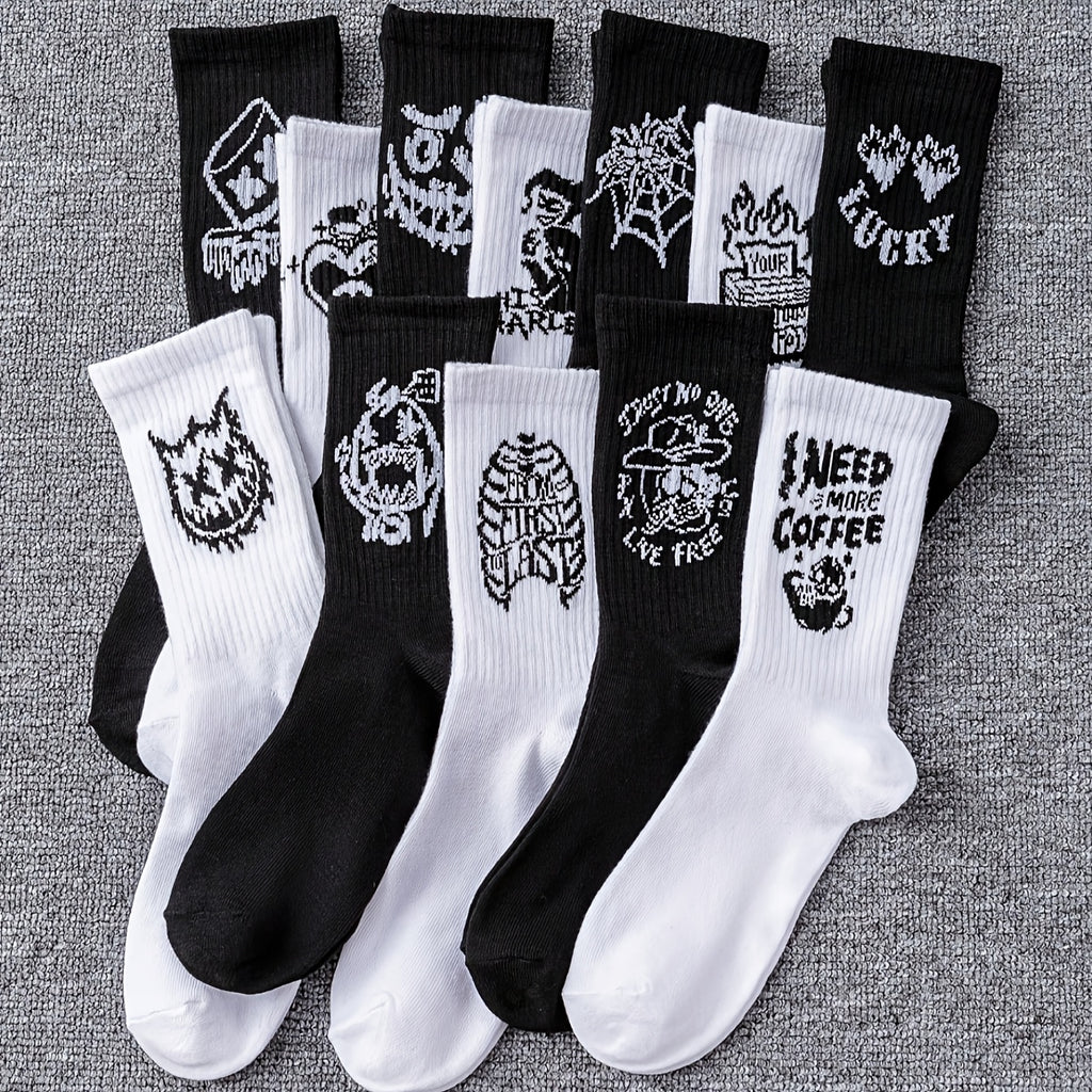 AlphaGraf™ Men’s Graffiti Sock Set (6/10 Pairs)