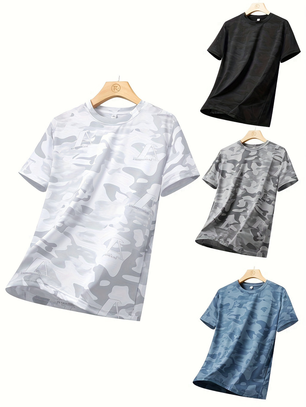 AlphaCamo™ 4-Pack Men’s Breathable Training Tees