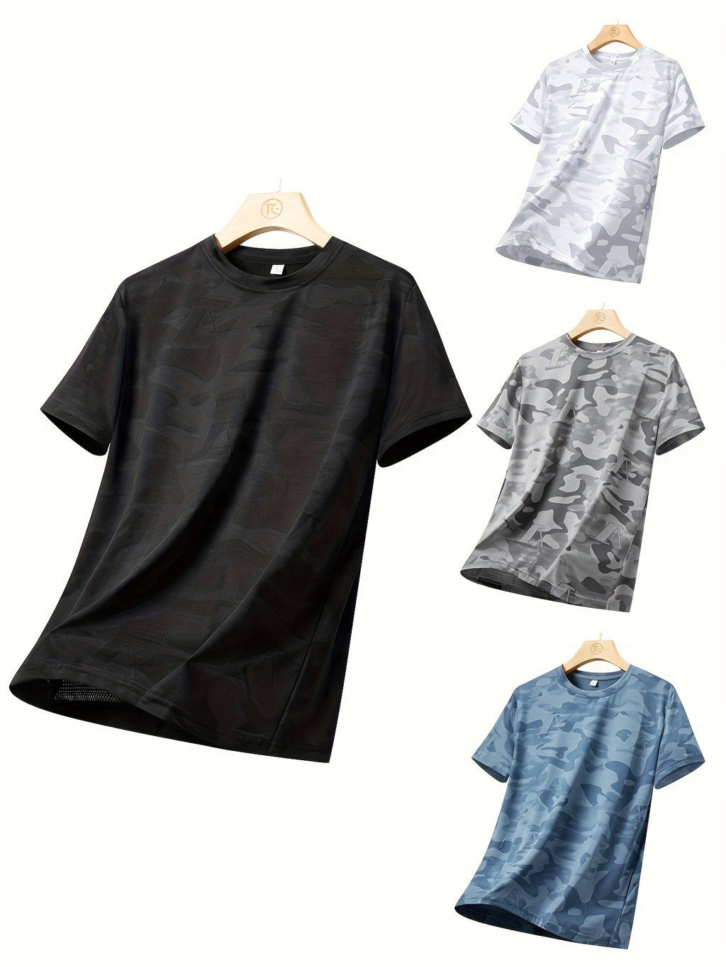 AlphaCamo™ 4-Pack Men’s Breathable Training Tees