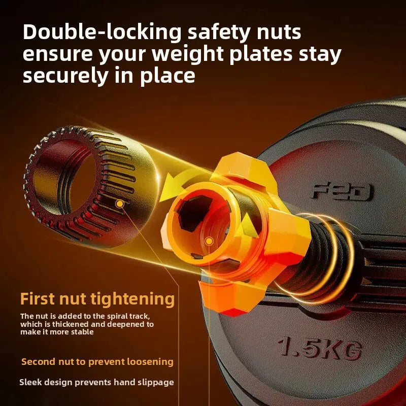 FlexFit Transform Set – Adjustable Dumbbell, Barbell & Kettlebell Kit