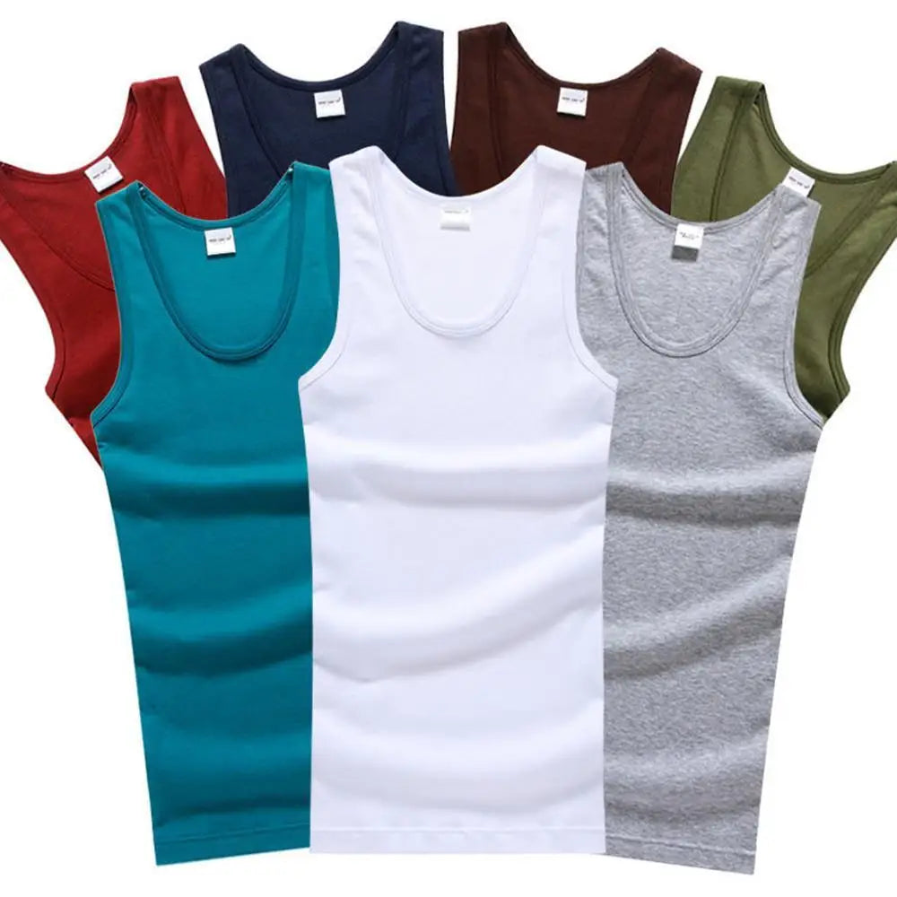 Men’s Cotton Tank Top – Clean Summer Essential. Breathable Comfort. Built for Daily Wear.