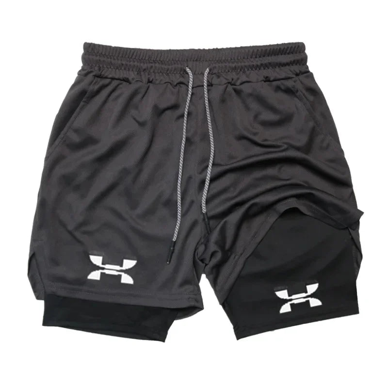 AlphaRun Double-Layer Performance Shorts