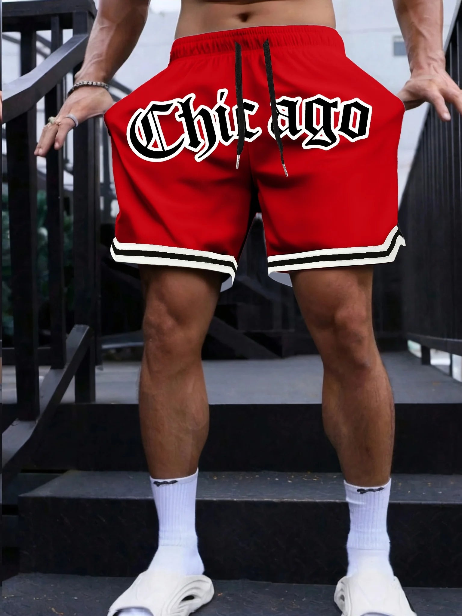 Men’s 3D Active Street Shorts – Breathable Quick-Dry Fitness Wear 2025