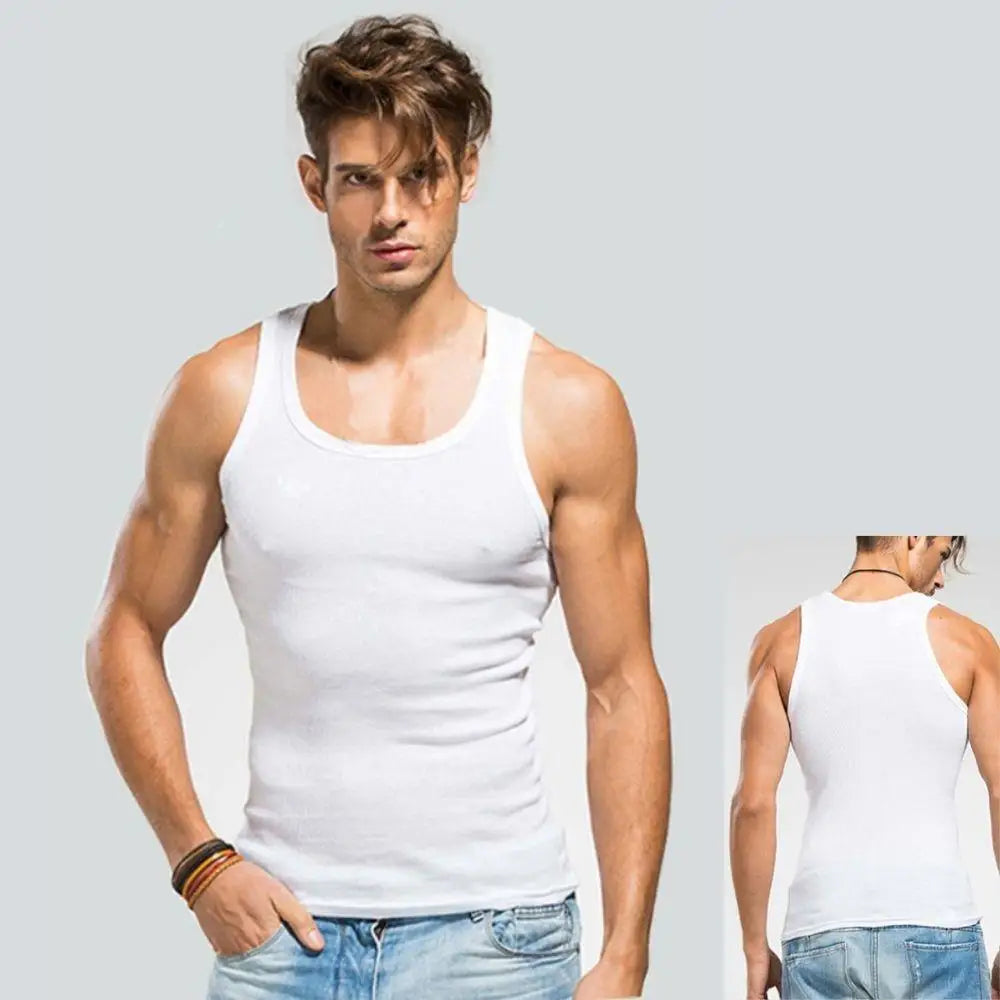 Men’s Cotton Tank Top – Clean Summer Essential. Breathable Comfort. Built for Daily Wear.