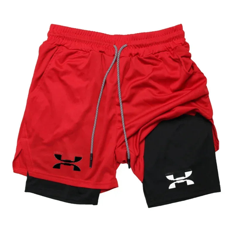 AlphaRun Double-Layer Performance Shorts
