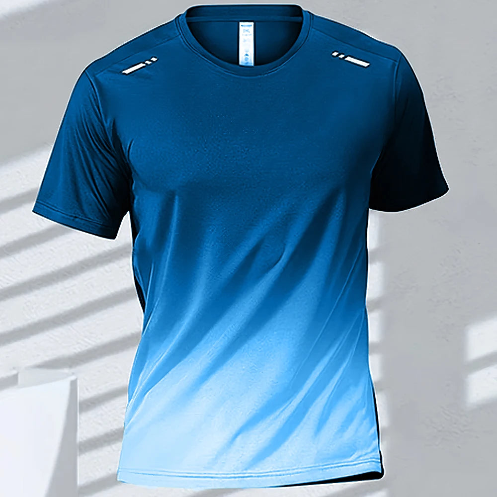 CoreMotion™ Men’s Gradient Training Tee – Quick-Dry Fitness Shirt