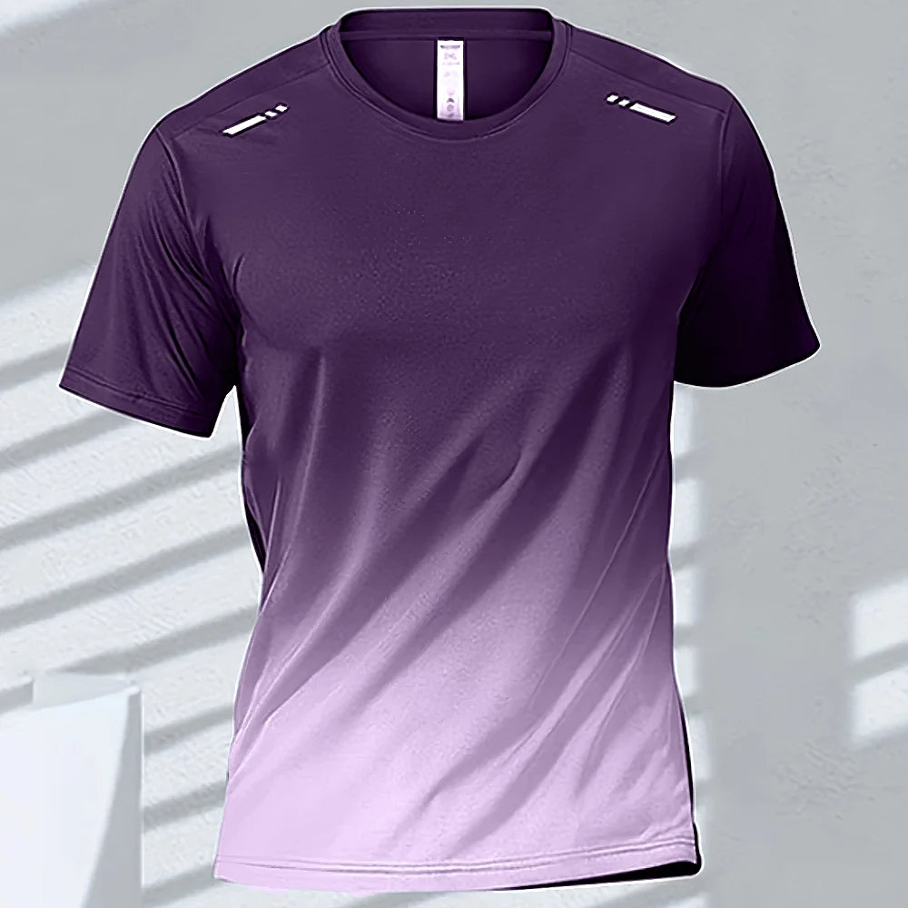 CoreMotion™ Men’s Gradient Training Tee – Quick-Dry Fitness Shirt