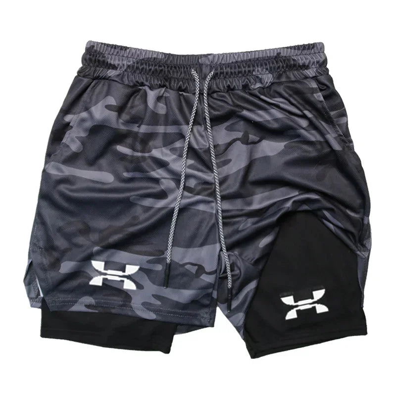 AlphaRun Double-Layer Performance Shorts