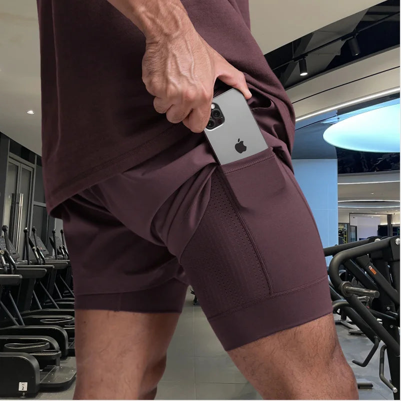 AlphaLayer™ 2-in-1 Performance Running Shorts