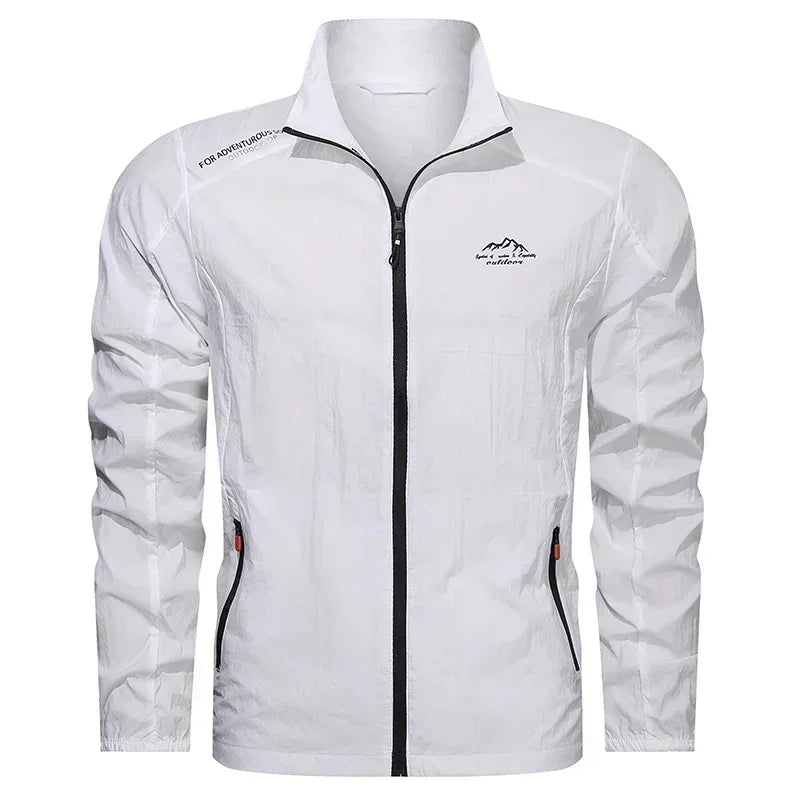 SolarShield™ UPF100+ Ultra-Light Windbreaker – Men’s UV Protection Jacket