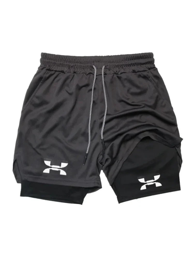AlphaRun Double-Layer Performance Shorts
