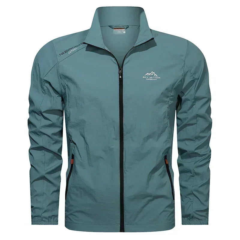 SolarShield™ UPF100+ Ultra-Light Windbreaker – Men’s UV Protection Jacket