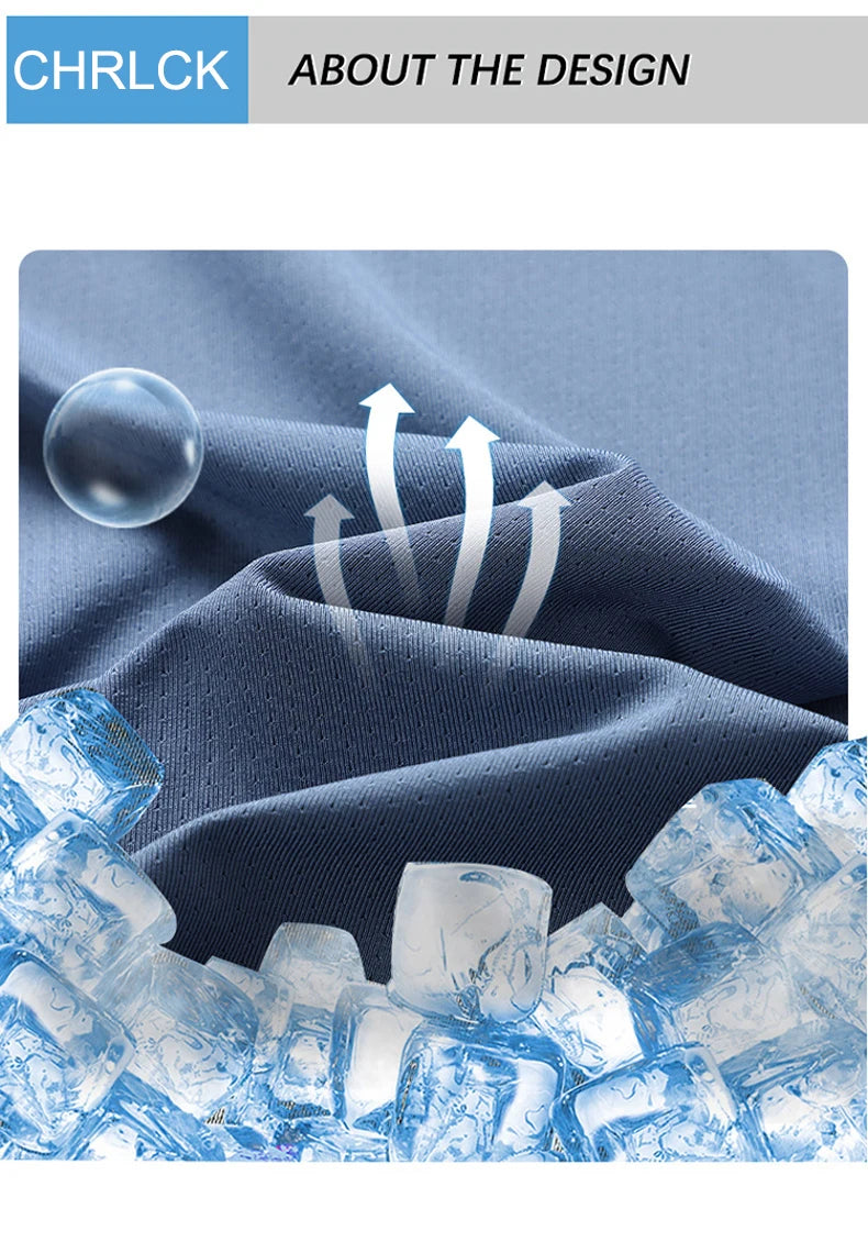 AlphaDry™ Men's Quick-Dry Running Shirt – Breathable Outdoor Sports Tee