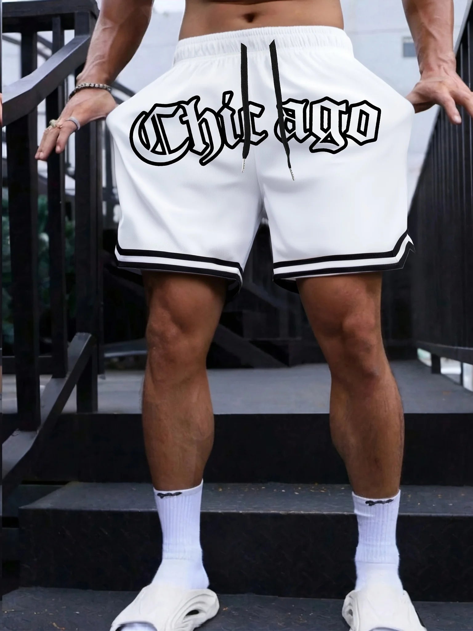 Men’s 3D Active Street Shorts – Breathable Quick-Dry Fitness Wear 2025