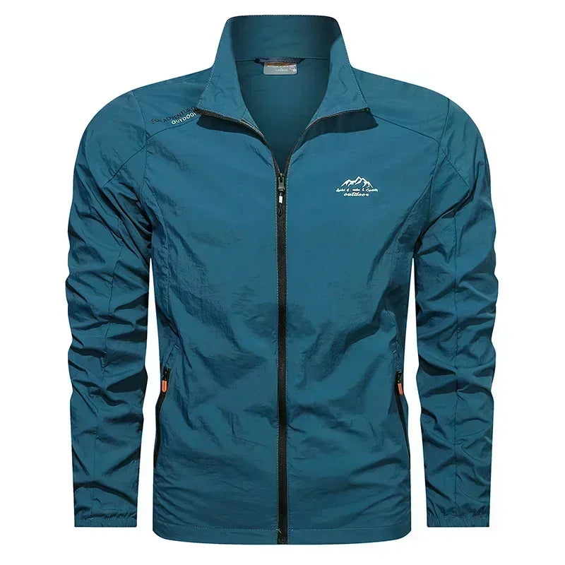 SolarShield™ UPF100+ Ultra-Light Windbreaker – Men’s UV Protection Jacket