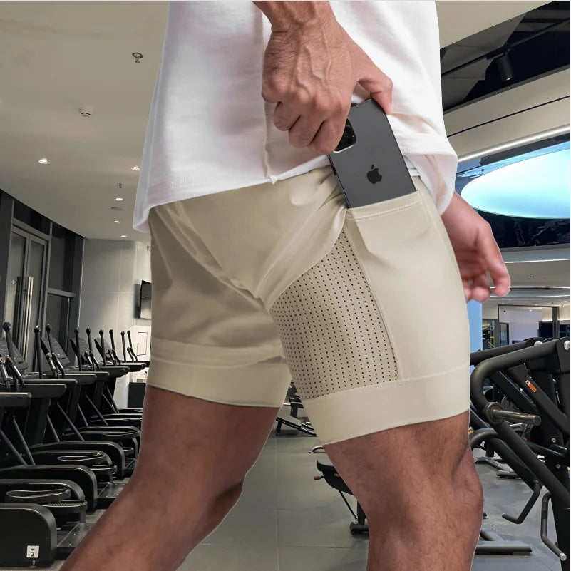 AlphaLayer™ 2-in-1 Performance Running Shorts