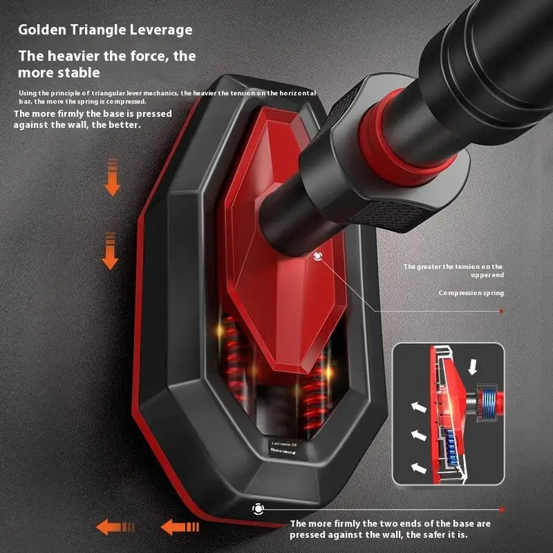 TitanGrip Telescopic Pull-Up Bar – Anti-Slip & Anti-Reverse Design