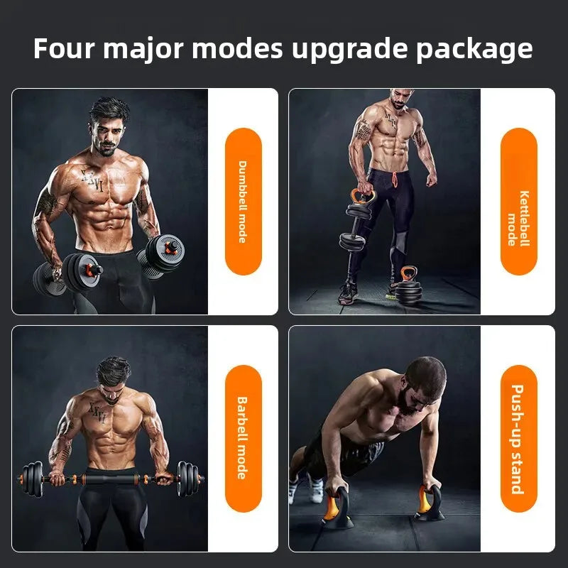 FlexFit Transform Set – Adjustable Dumbbell, Barbell & Kettlebell Kit