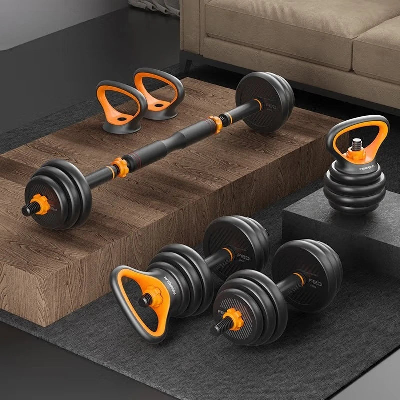 FlexFit Transform Set – Adjustable Dumbbell, Barbell & Kettlebell Kit