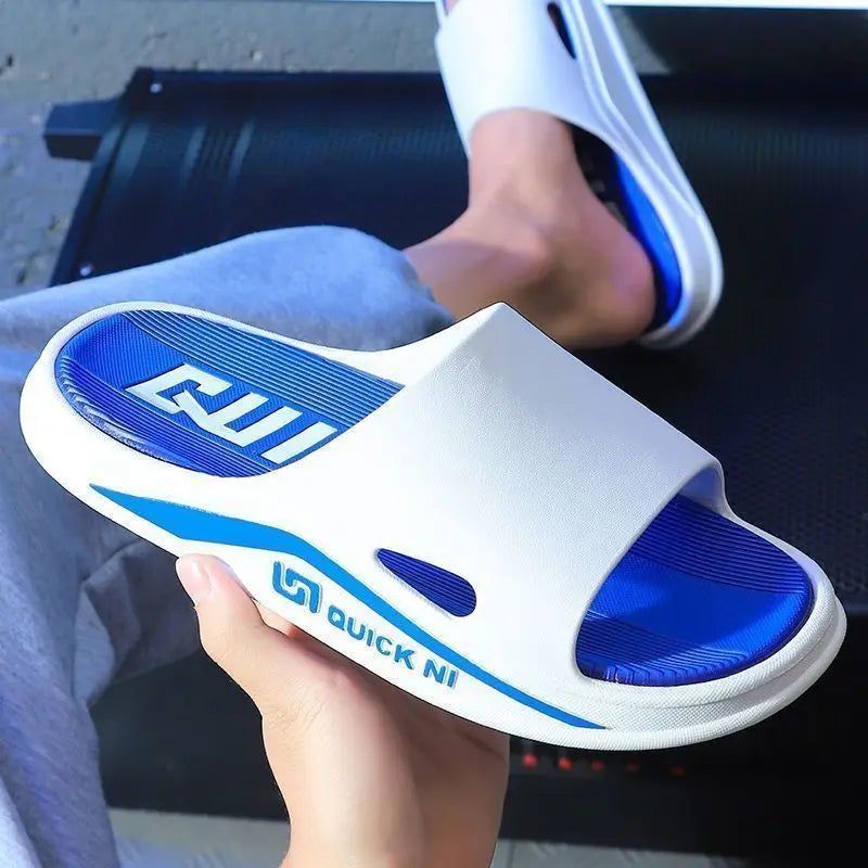 AquaStep™ Soft-Sole Men’s Slippers – Non-Slip Outdoor & Home