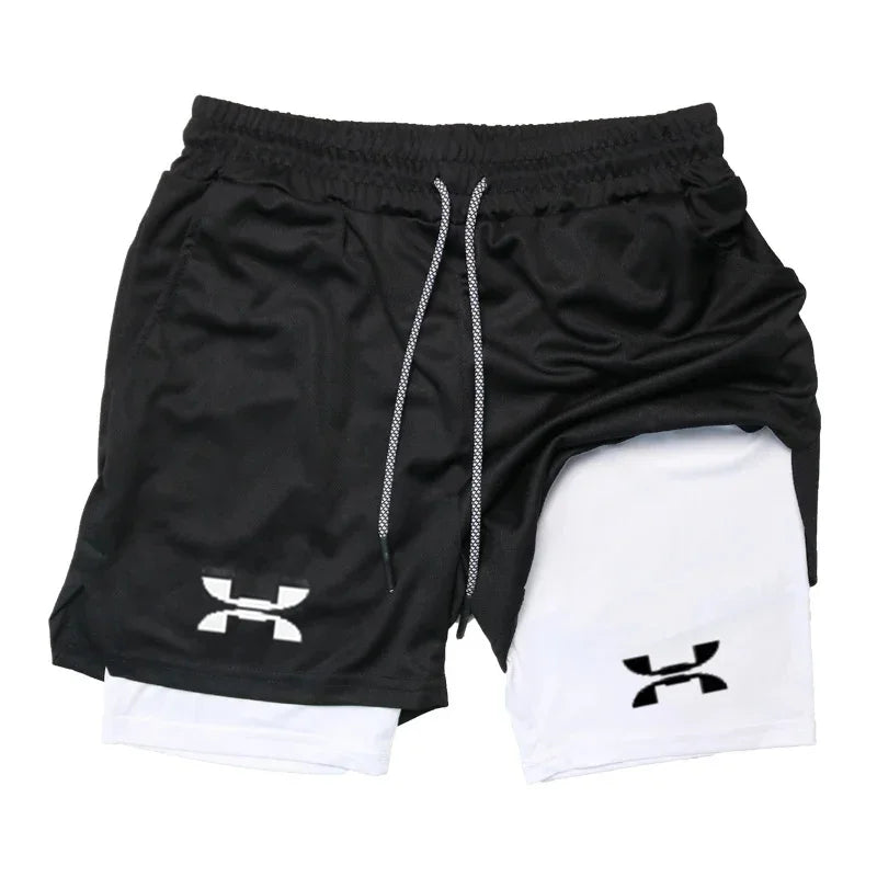 AlphaRun Double-Layer Performance Shorts