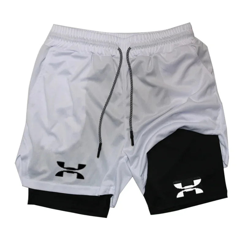 AlphaRun Double-Layer Performance Shorts