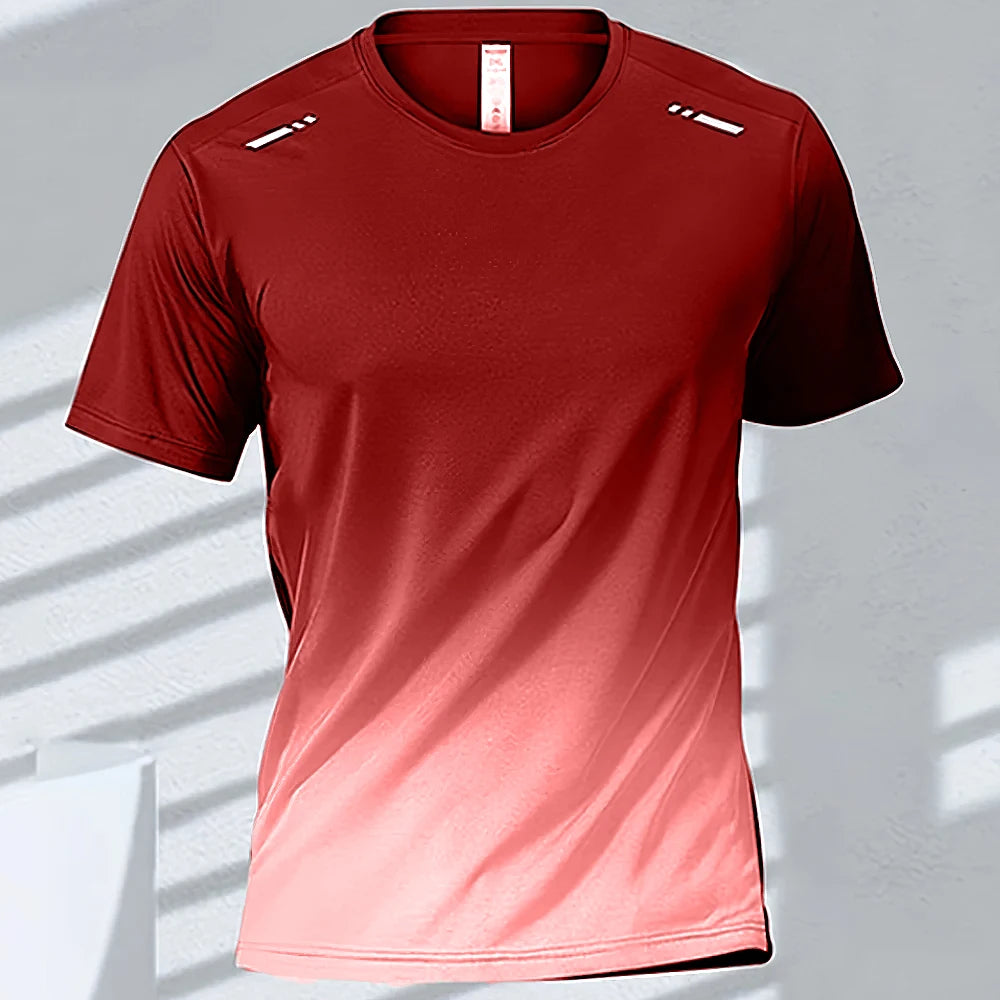 CoreMotion™ Men’s Gradient Training Tee – Quick-Dry Fitness Shirt