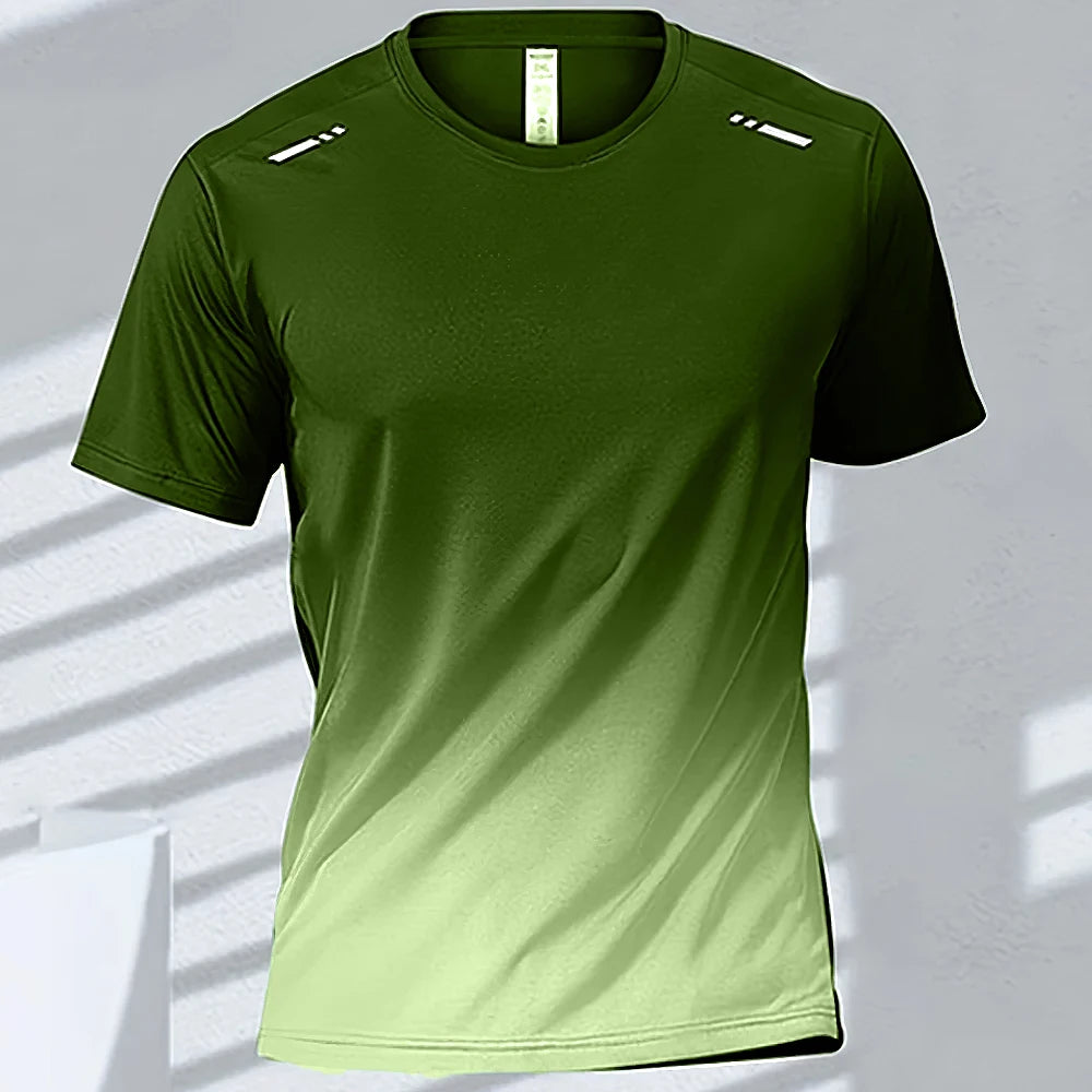 CoreMotion™ Men’s Gradient Training Tee – Quick-Dry Fitness Shirt