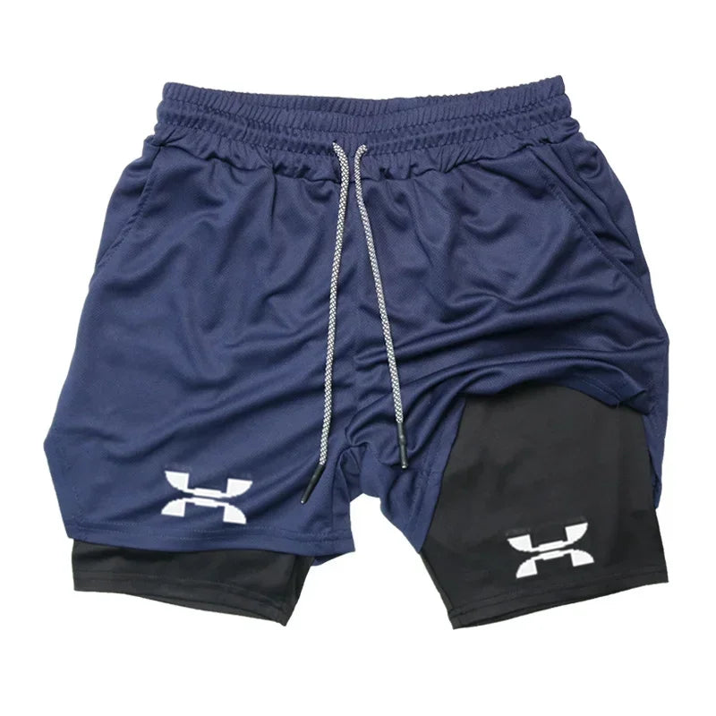 AlphaRun Double-Layer Performance Shorts