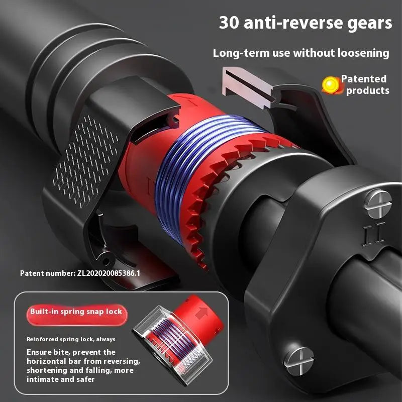 TitanGrip Telescopic Pull-Up Bar – Anti-Slip & Anti-Reverse Design