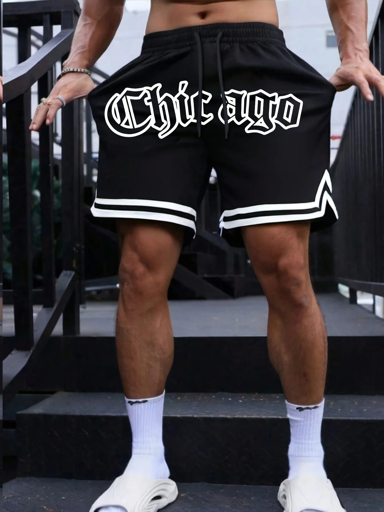 Men’s 3D Active Street Shorts – Breathable Quick-Dry Fitness Wear 2025