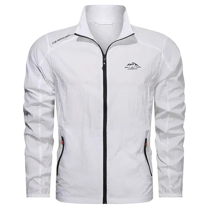SolarShield™ UPF100+ Ultra-Light Windbreaker – Men’s UV Protection Jacket