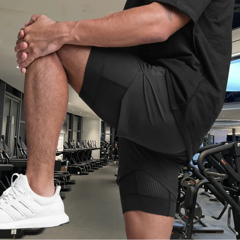 AlphaLayer™ 2-in-1 Performance Running Shorts