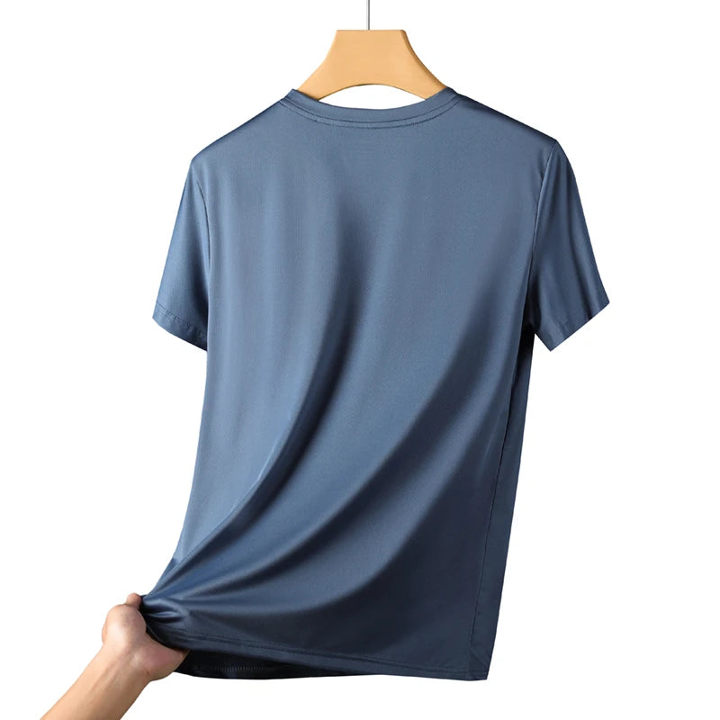 AlphaDry™ Men's Quick-Dry Running Shirt – Breathable Outdoor Sports Tee