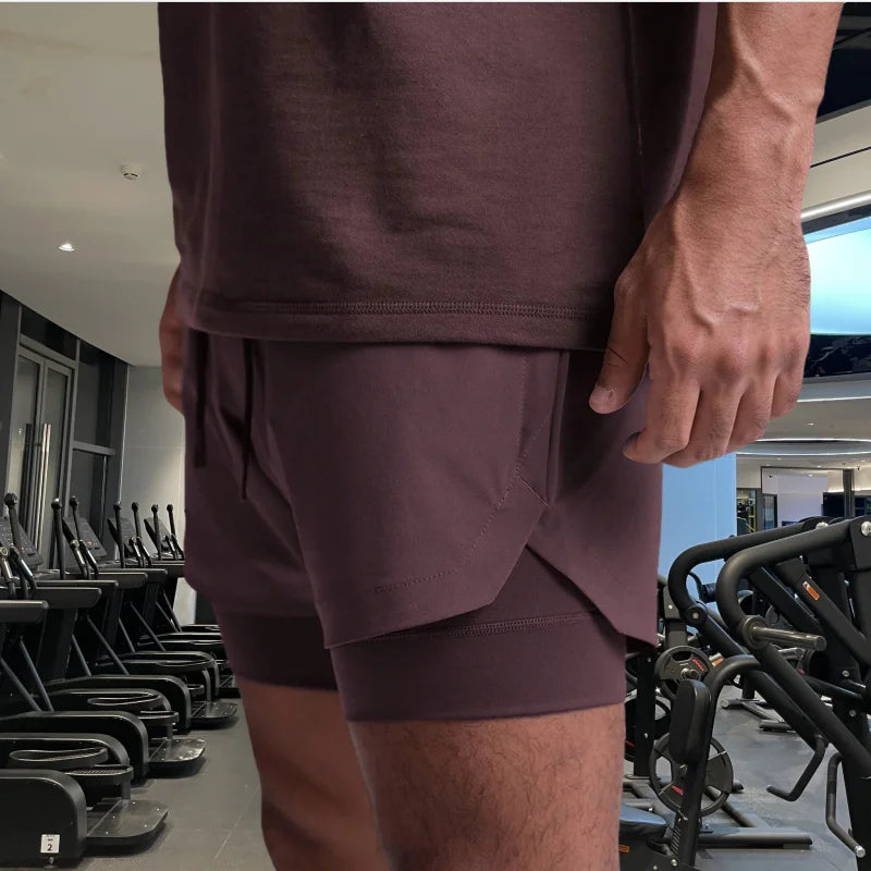 AlphaLayer™ 2-in-1 Performance Running Shorts