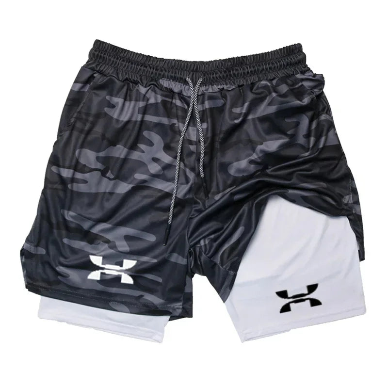 AlphaRun Double-Layer Performance Shorts