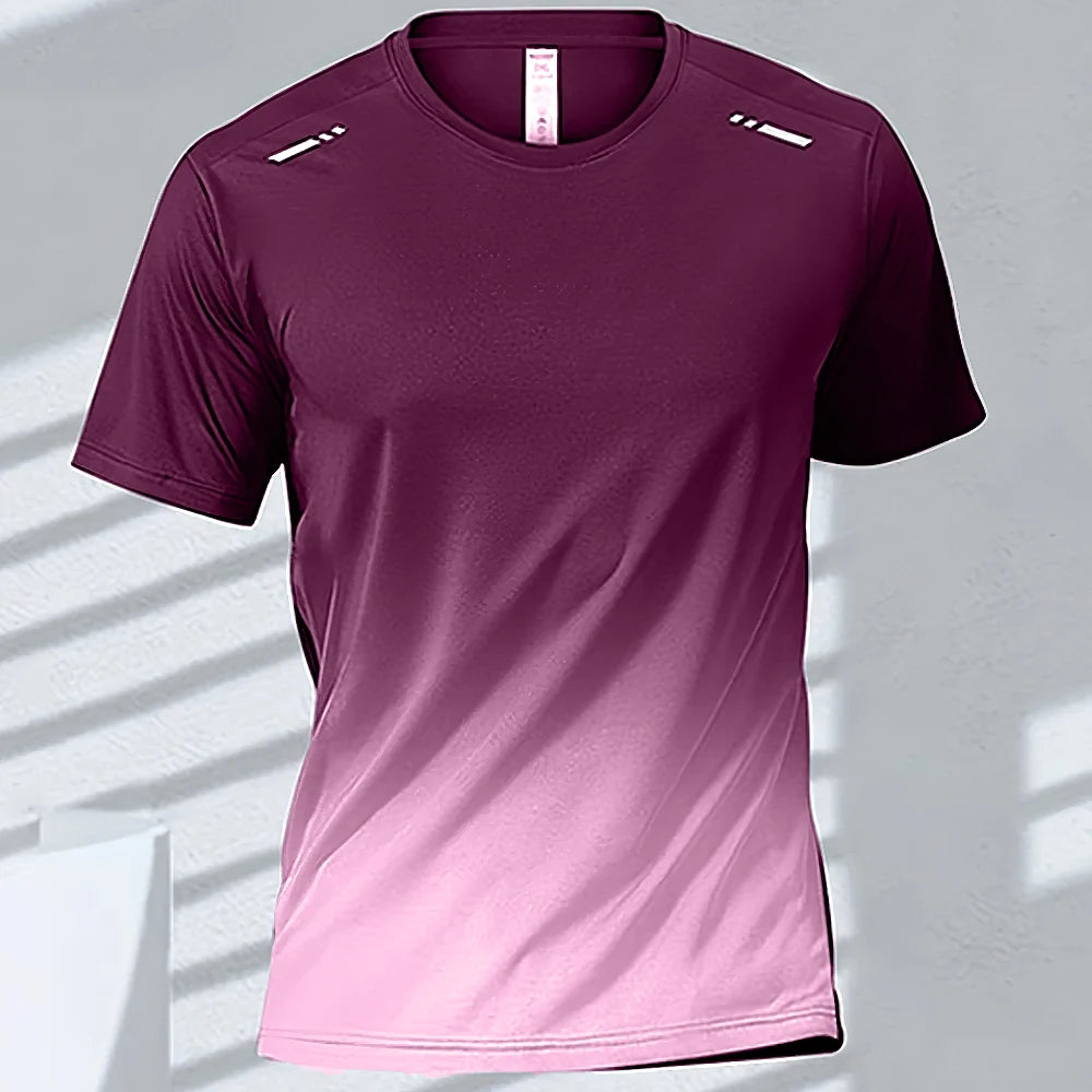 CoreMotion™ Men’s Gradient Training Tee – Quick-Dry Fitness Shirt