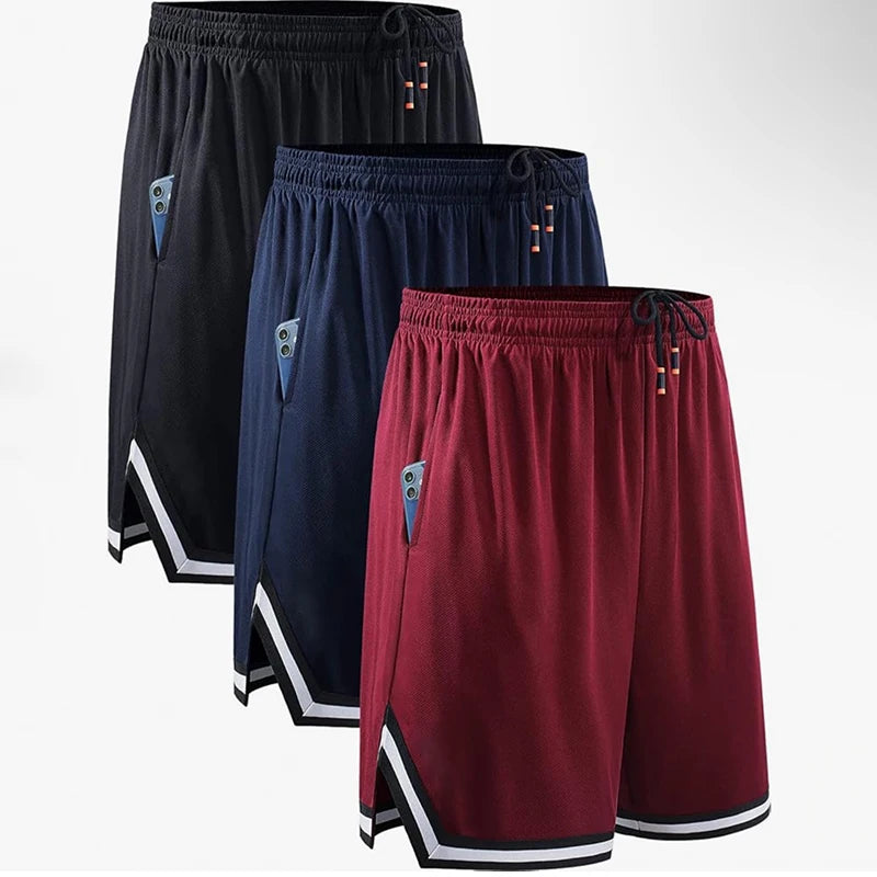 AlphaFlex™ Men’s Basketball & Training Shorts - Breathable Gym & Running Wear