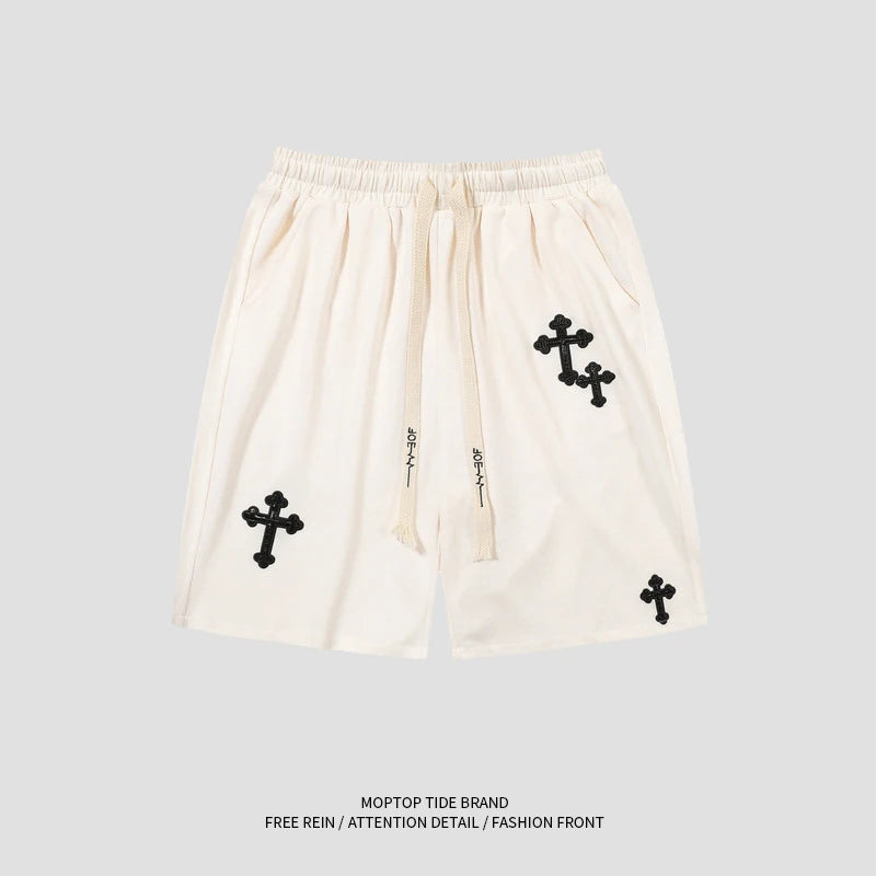 AlphaStreet™ Wide-Leg Hip-Hop Shorts