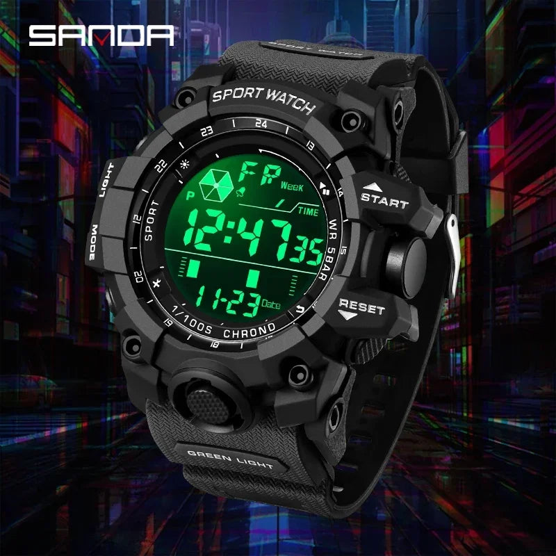 SANDA Men’s Outdoor Sports Digital Watch