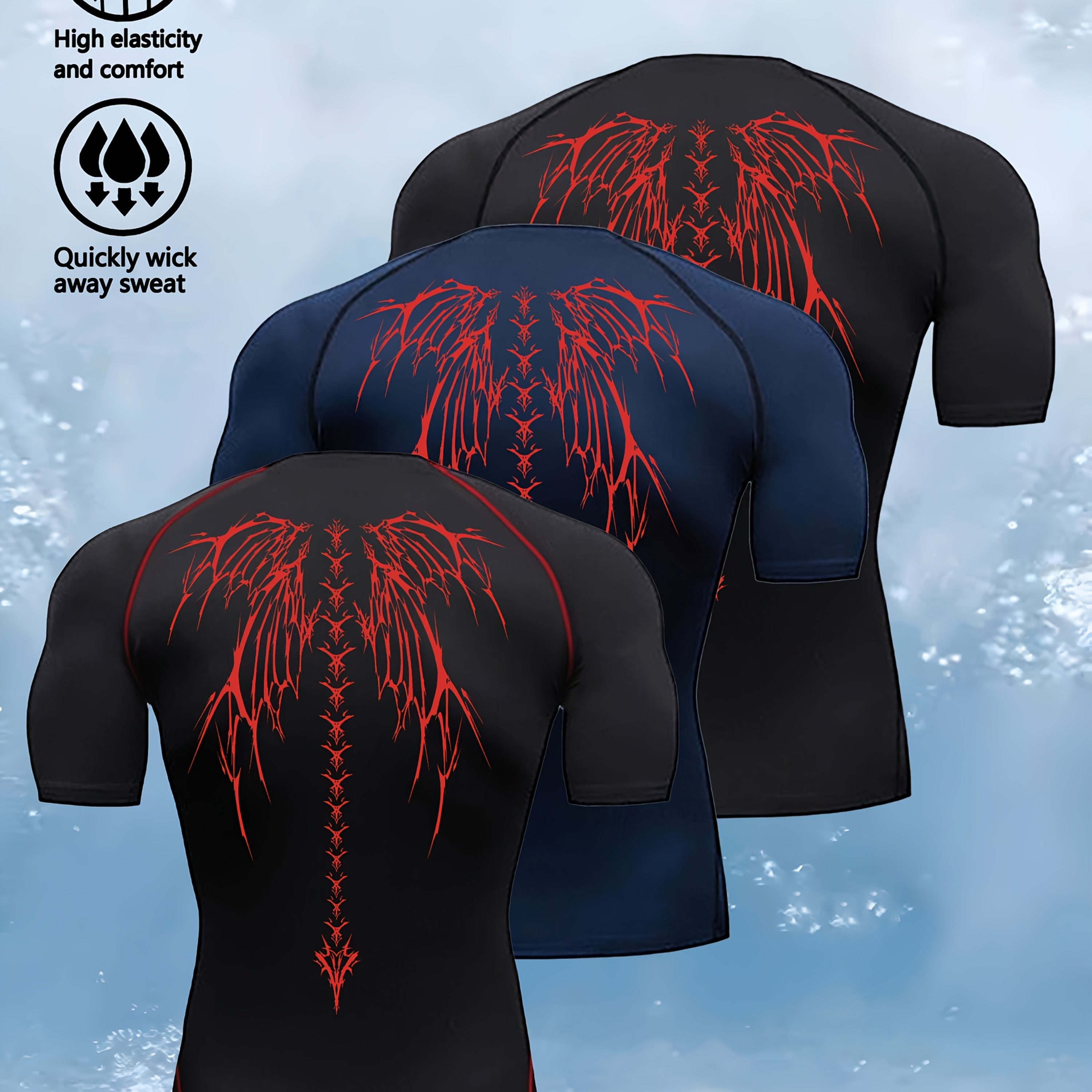 AlphaWing™ 3-Pack Men’s Compression Tees