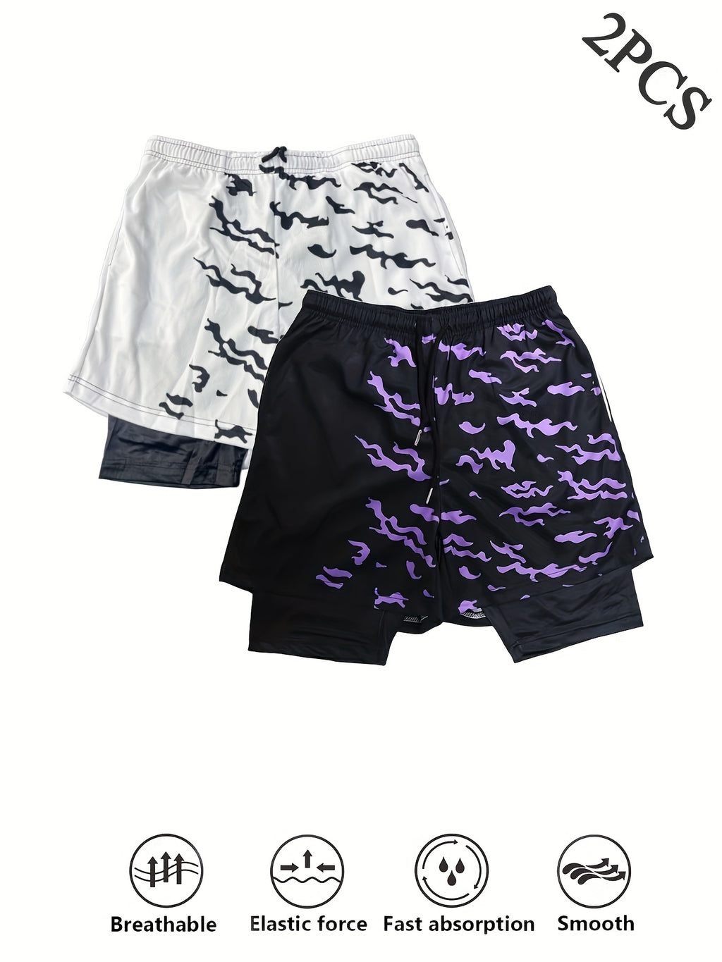 DualMotion™ Men’s Layered 2x Sports Shorts