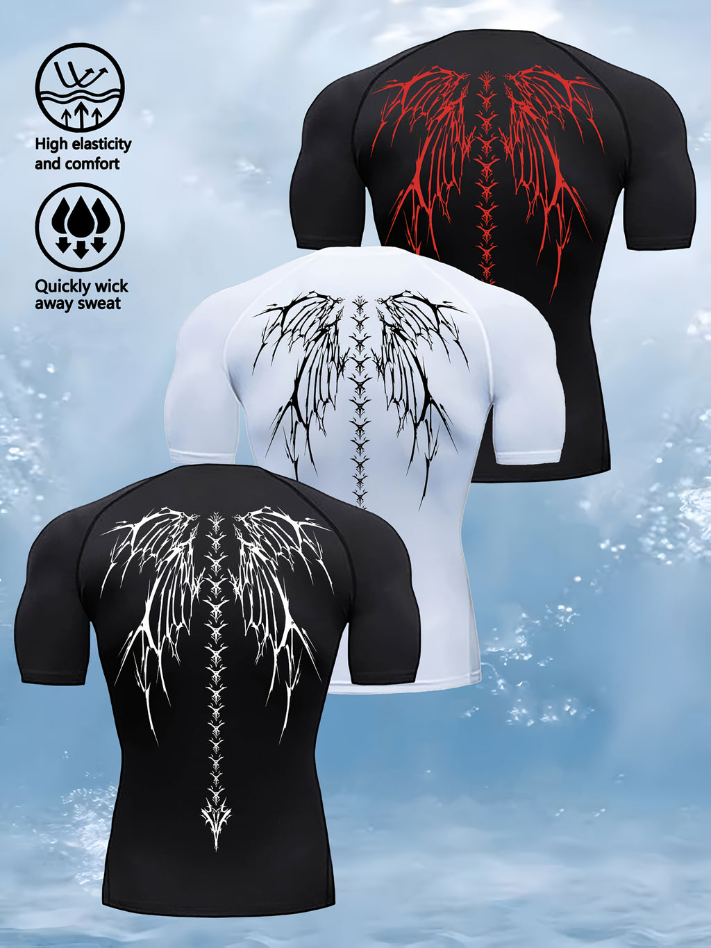 AlphaWing™ 3-Pack Men’s Compression Tees