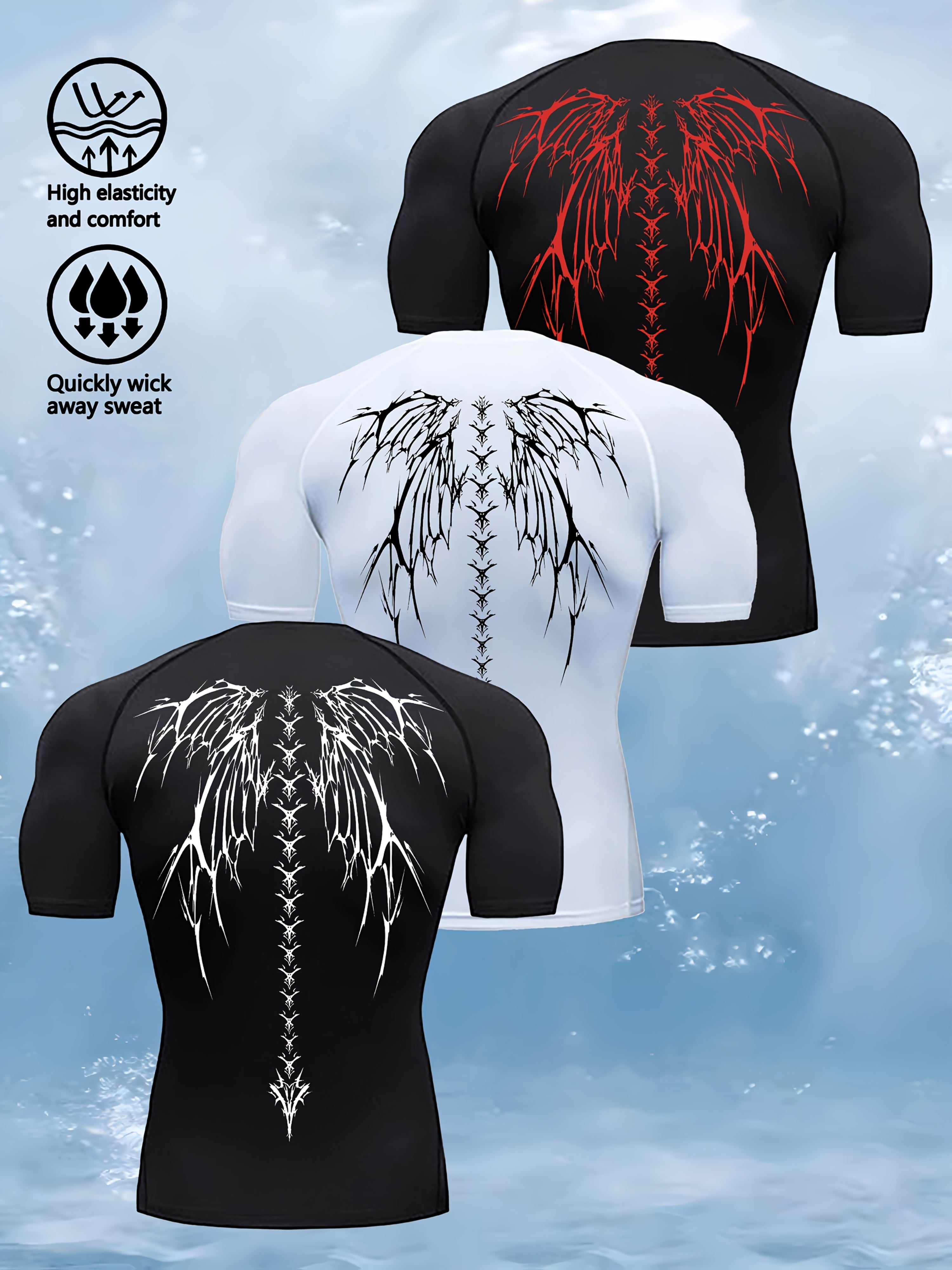 AlphaWing™ 3-Pack Men’s Compression Tees