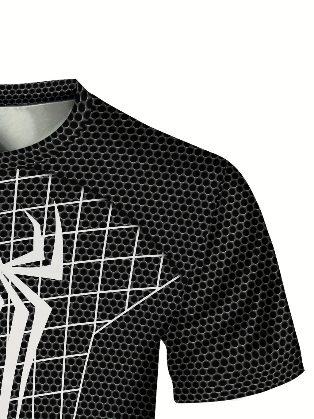 Men’s 3D Geometric Compression T-Shirt  Spider Man – High-Stretch Power. Modern Fit.